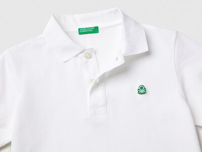 BENETTON ERKEK ÇOCUK POLO TSHIRT-BEYAZ - 2