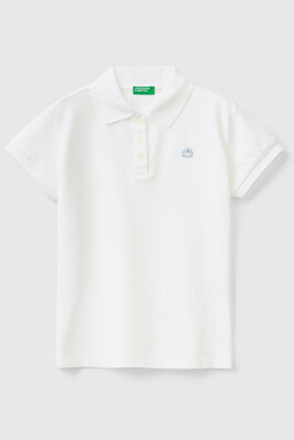 BENETTON ERKEK ÇOCUK POLO TSHIRT-BEYAZ - BENETTON