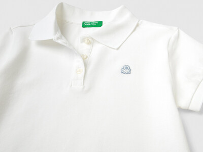 BENETTON ERKEK ÇOCUK POLO TSHIRT-BEYAZ - 2