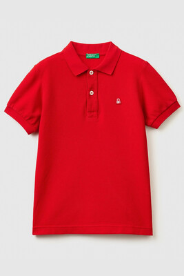 BENETTON ERKEK ÇOCUK POLO TSHIRT-KIRMIZI - BENETTON