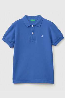 BENETTON ERKEK ÇOCUK POLO TSHIRT-MAVİ - BENETTON