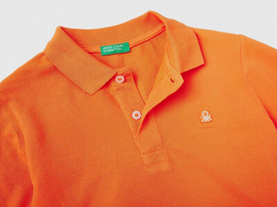 BENETTON ERKEK ÇOCUK POLO TSHIRT-TURUNCU - 2