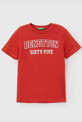 BENETTON ERKEK ÇOCUK TSHIRT-KIRMIZI - BENETTON