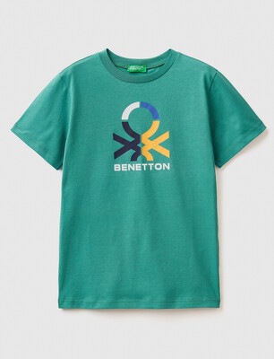 BENETTON ERKEK ÇOCUK TSHIRT-YEŞİL - BENETTON