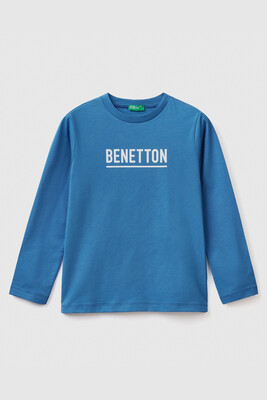 BENETTON ERKEK ÇOCUK UZUN TSHIRT-MAVİ - BENETTON