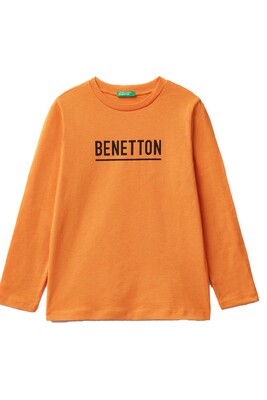 BENETTON ERKEK ÇOCUK UZUN TSHIRT-TURUNCU - BENETTON