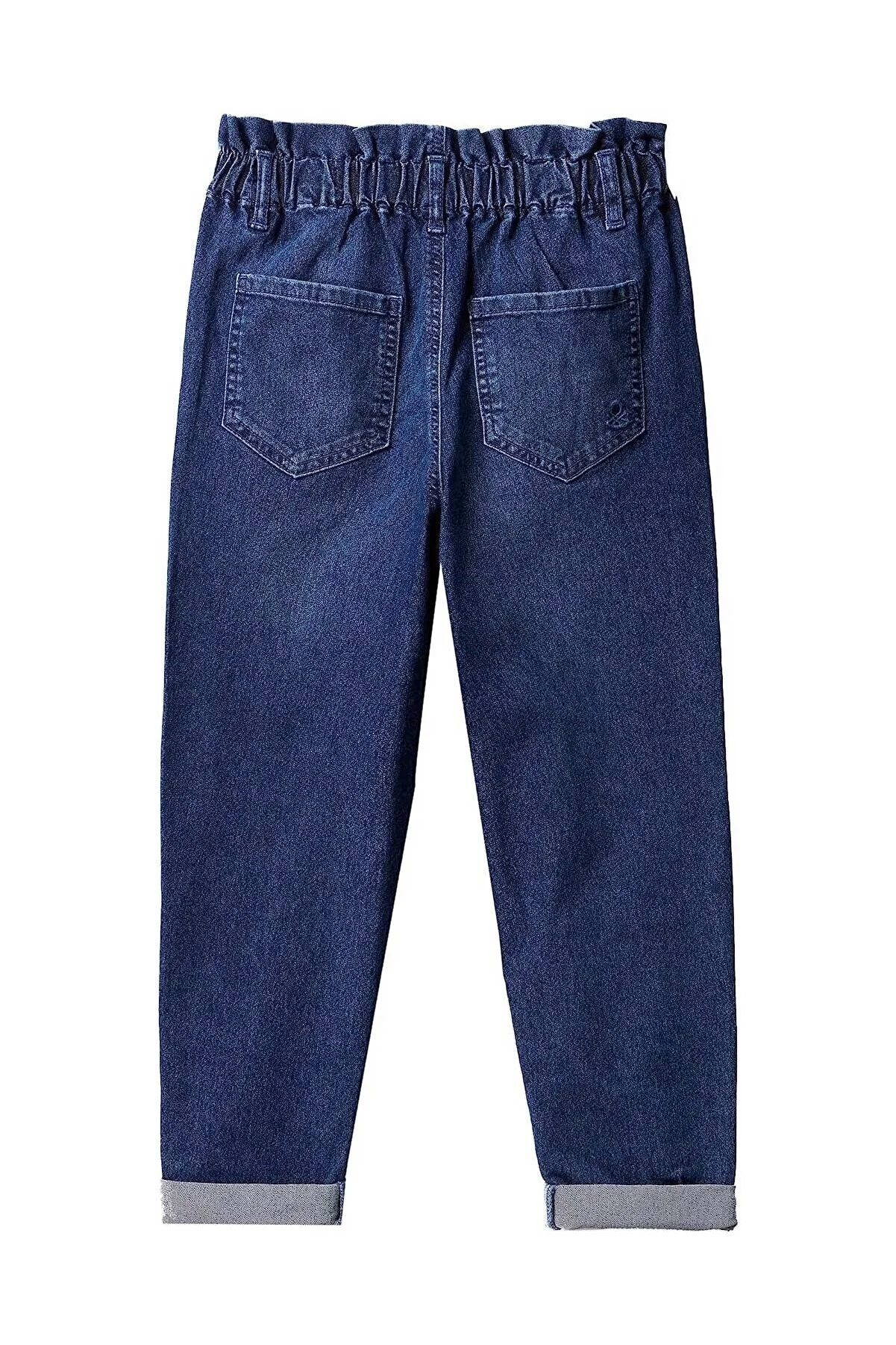 BENETTON KIZ ÇOCUK DENIM PANTOLON-MAVİ - 2