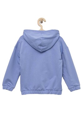 BENETTON KIZ ÇOCUK FERMUARLI SWEAT-MAVİ - 2