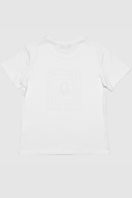 BENETTON KIZ ÇOCUK T-SHIRT-BEYAZ - 2