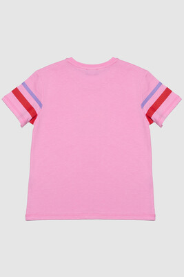 BENETTON KIZ ÇOCUK T-SHIRT-PEMBE - 2