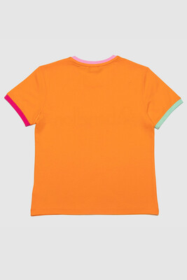 BENETTON KIZ ÇOCUK T-SHIRT-TURUNCU - 2