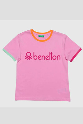 BENETTONKIZ ÇOCUK T-SHIRT-PEMBE - BENETTON