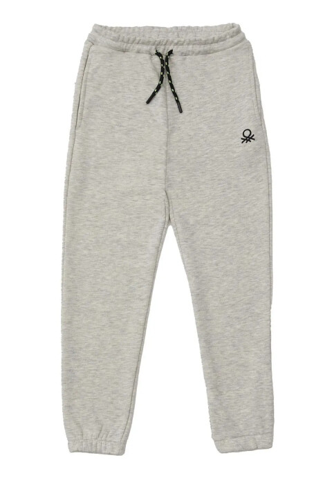 Erkek Çocuk Jogger Pantolon - Gri Melanj - BENETTON