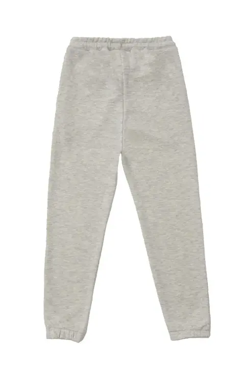 Erkek Çocuk Jogger Pantolon - Gri Melanj - 3