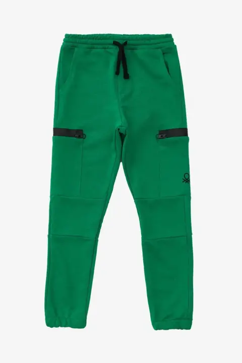 Erkek Çocuk Jogger Pantolon - Yeşil - 1