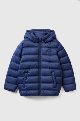 Erkek Çocuk Puffer Mont - Lacivert - BENETTON