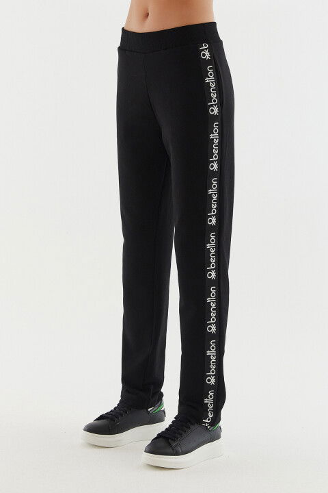 Kadın Benetton Pantolon - Siyah - BENETTON