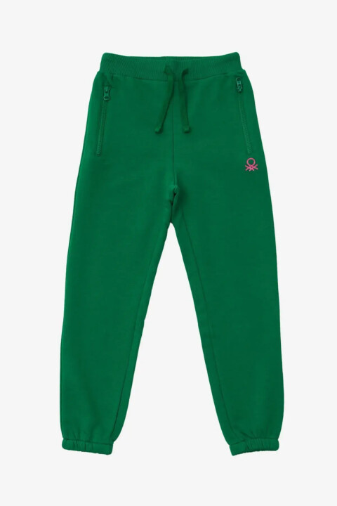 Kız Çocuk Jogger Pantolon - Yeşil - BENETTON