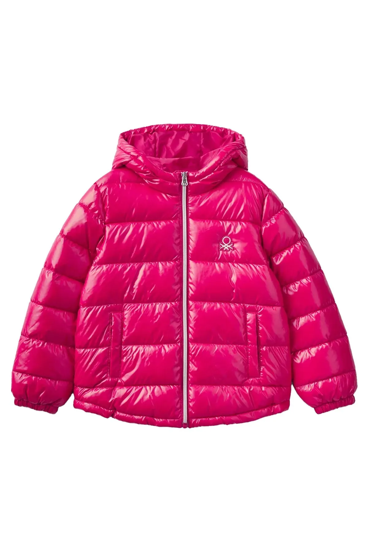 Kız Çocuk Puffer Mont - Pembe - 1