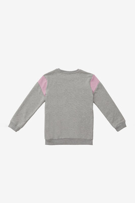 Kız Çocuk Sweatshirt - Gri - 2