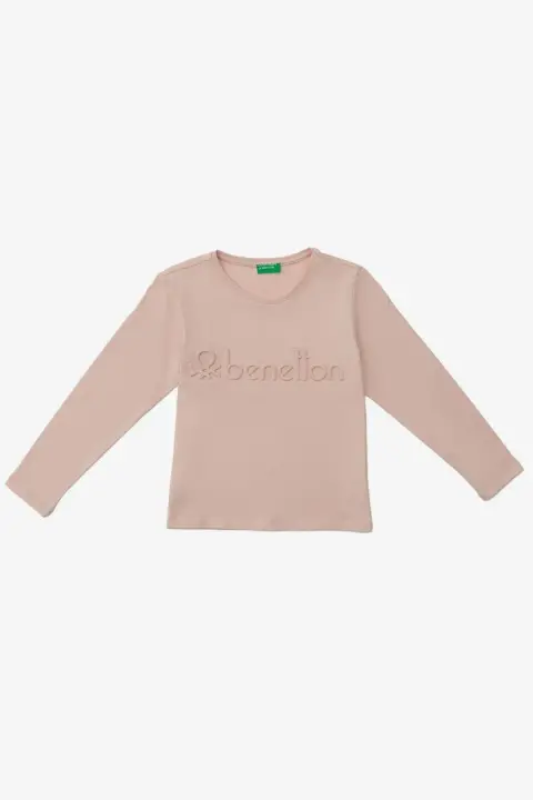 Kız Çocuk Sweatshirt - Pembe - 1