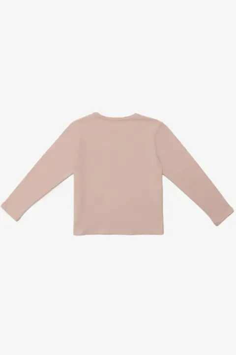 Kız Çocuk Sweatshirt - Pembe - 3