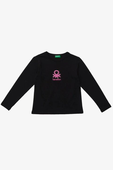 Kız Çocuk Sweatshirt - Siyah - BENETTON