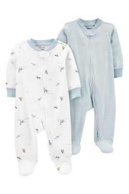 Layette Erkek Bebek 2'Li Tulum Set - CARTERS