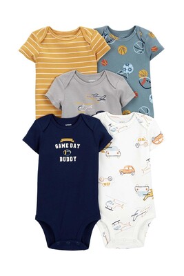 Layette Erkek Bebek 5'li Body Set - CARTERS