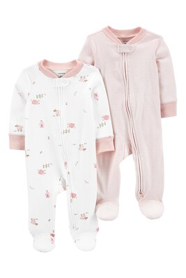 Layette Kız Bebek 2'li Tulum Set - CARTERS