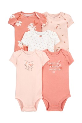 Layette Kız Bebek 5'li Body Set - CARTERS