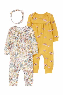 Layette Kız Bebek Tulumlu Set - CARTERS