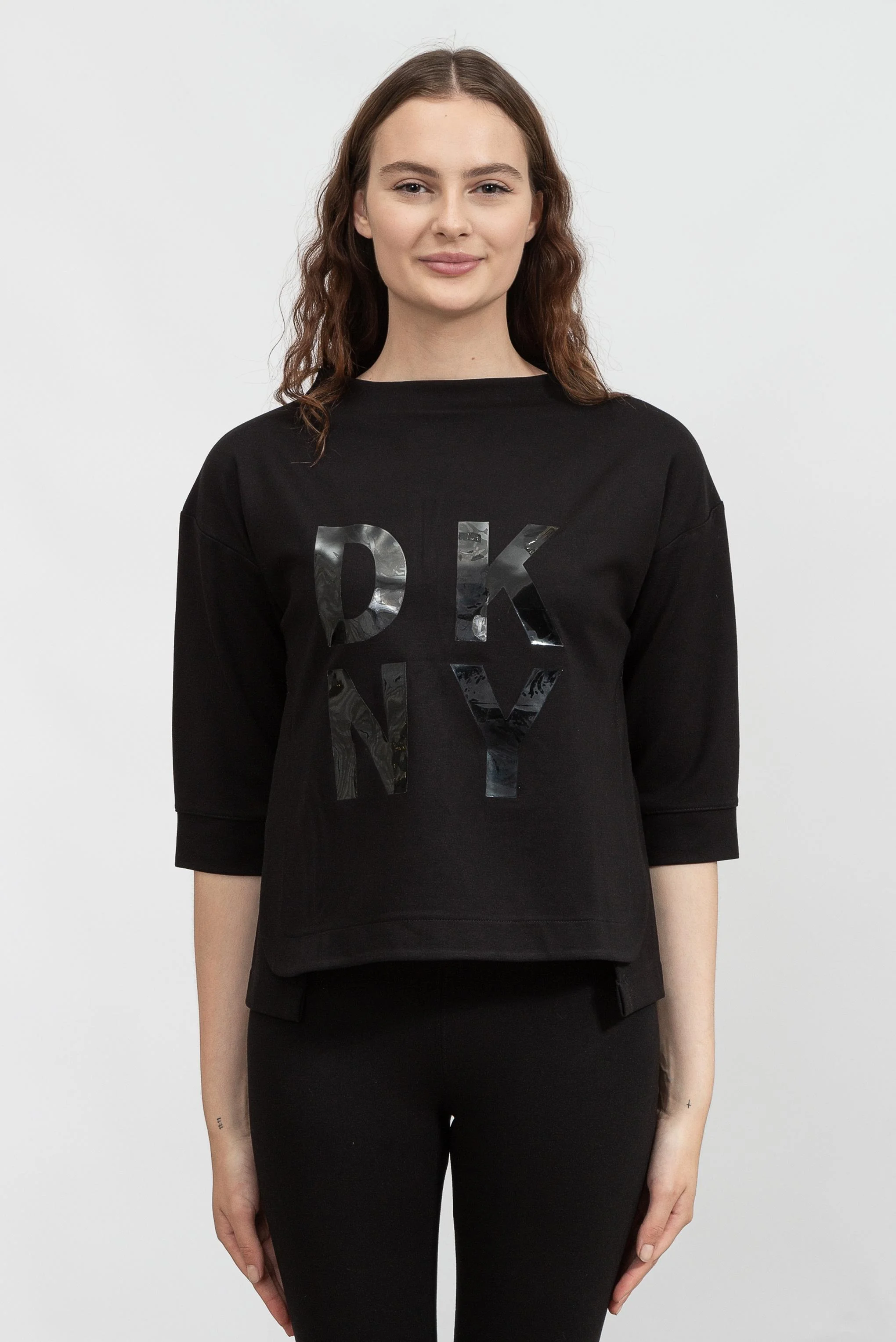 Slv Pop Over Kadın Sweatshirt-Siyah - 2