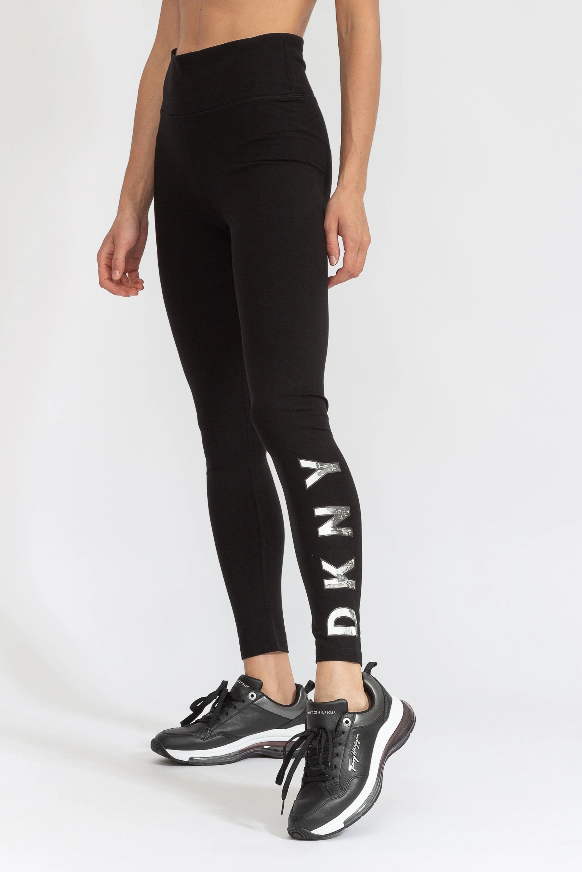 Fl Legging W/ Logo Kadın Tayt-Siyah - 2