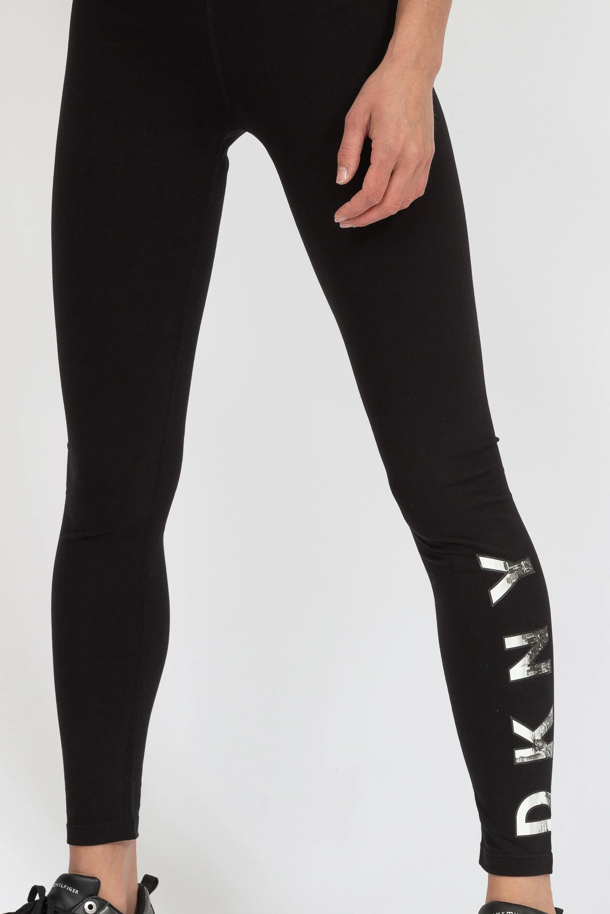 Fl Legging W/ Logo Kadın Tayt-Siyah - 4