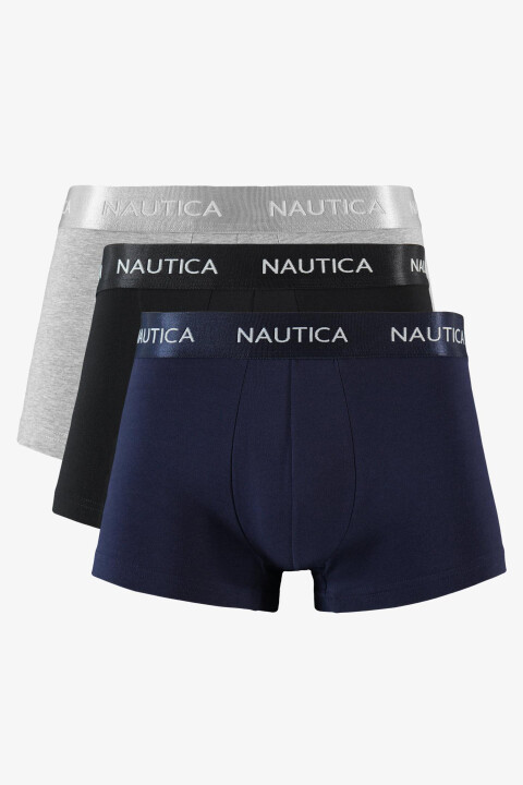 Erkek 3lü Boxer - Renkli - NAUTICA