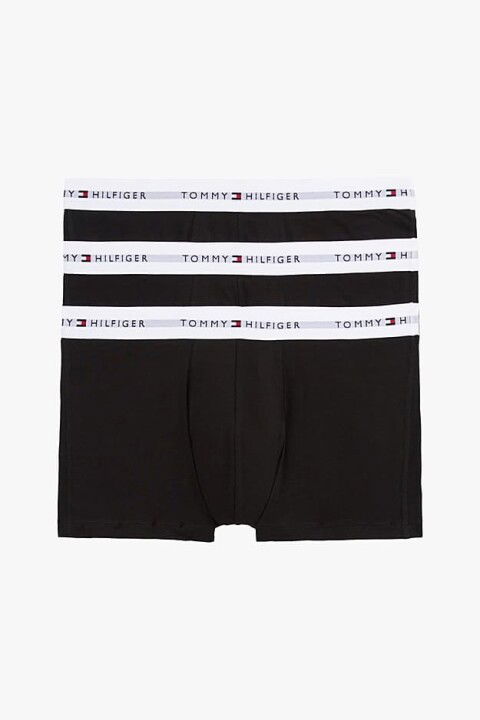 Erkek 3'lü Paket Logolu Boxer - Siyah - Tommy Hilfiger