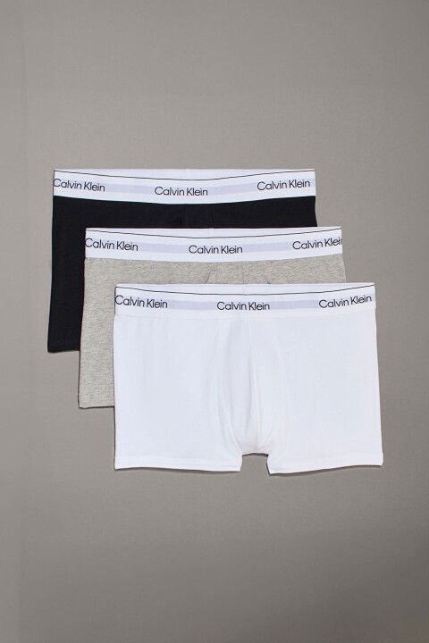 Erkek 3'lü Paket Trunk Boxer Seti - Çok Renkli - Calvin Klein
