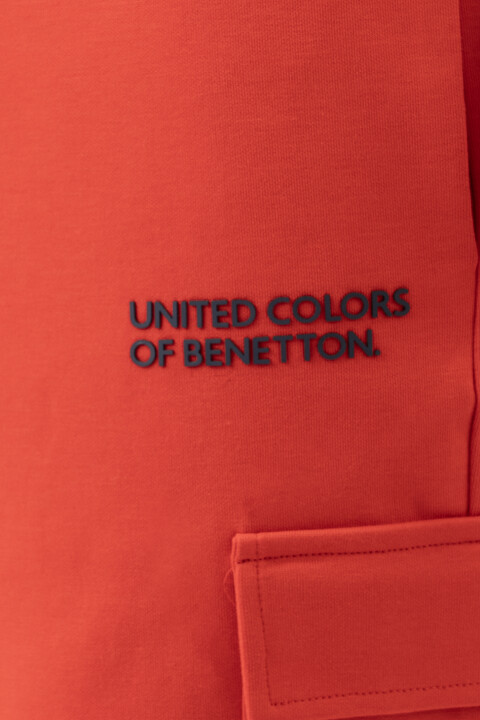 Erkek Benetton Şort - Kırmızı - BENETTON