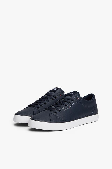 Erkek Bileksiz Vulkanize Sneaker - Lacivert - Tommy Hilfiger