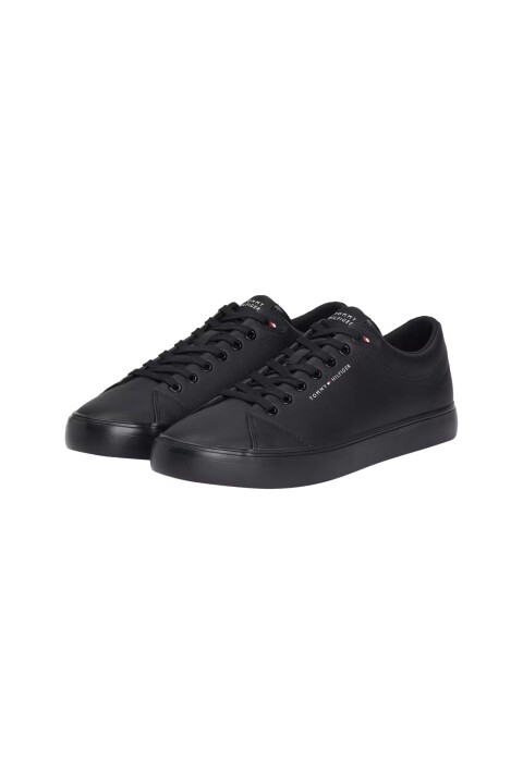 Erkek Bileksiz Vulkanize Sneaker - Siyah - Tommy Hilfiger