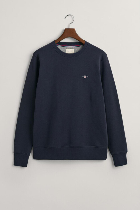 Erkek Bisiklet Yaka Sweatshirt - Lacivert - 4