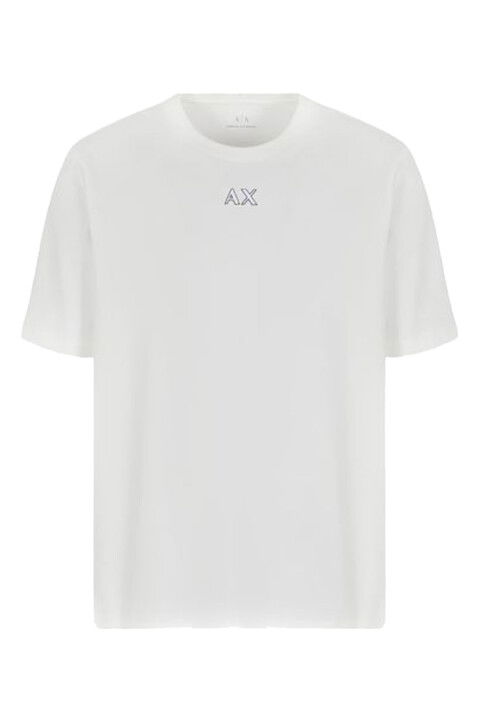 Erkek Bisiklet Yaka T-Shirt - Beyaz - ARMANI EXCHANGE