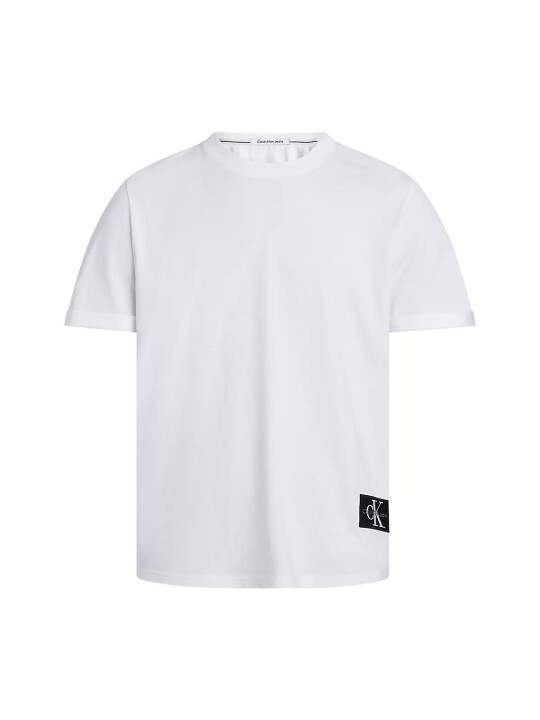 Erkek Calvin Klein Jeans Badge TurnT-Shirt - Beyaz - CALVIN KLEIN