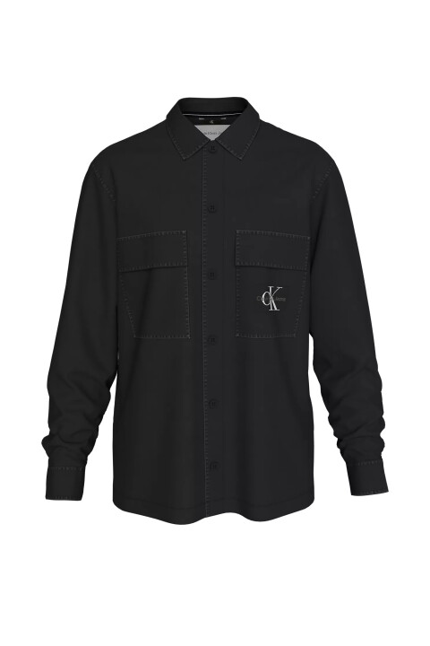 Erkek CARGO OVERSHIRT Ceket-Siyah - CALVIN KLEIN