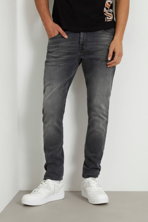 Erkek Christ Skinnt Jean Pantolon - Antrasit - GUESS