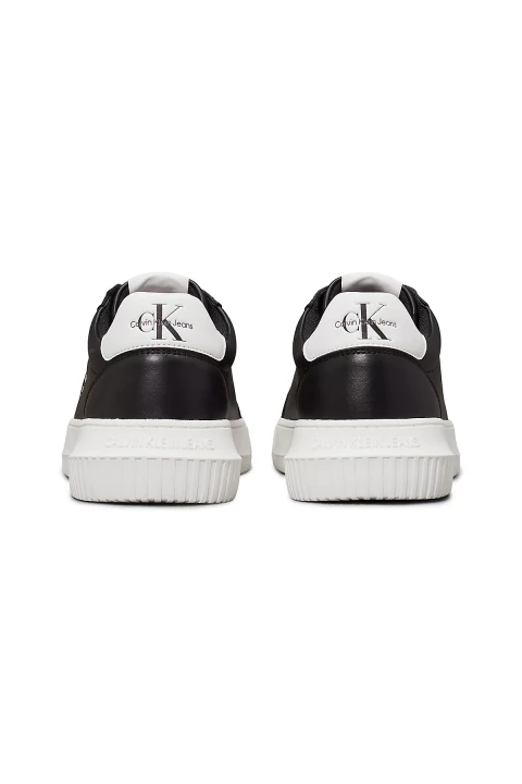 Erkek CHUNKY CUPSOLE MONO LTH Sneaker-Siyah - 4