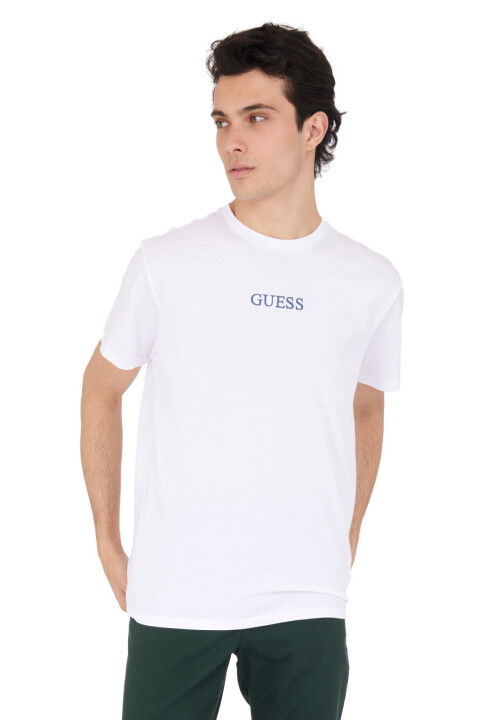 Erkek City Of Dream Rüya Şehri T-Shirt - Beyaz - Guess