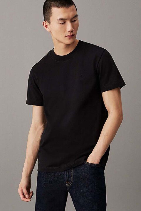 Erkek Ck Heavy Jersey T-Shirt - Siyah - Calvin Klein