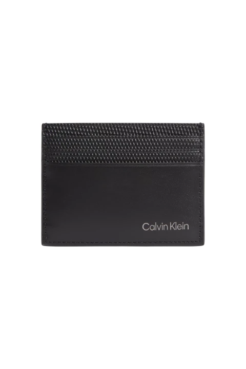 Erkek CK REMOTE CARDHOLDER 6CC Cüzdan-Siyah - 1